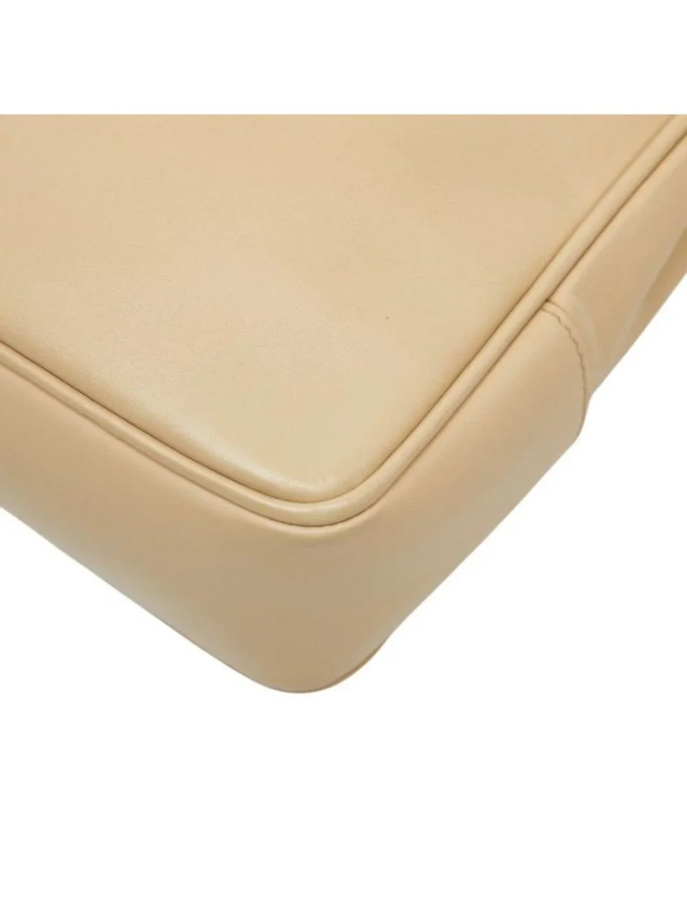 Chanel CC Logo Tote Beige Leather - Picture 6 of 10